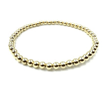 Karma 14k Gold Filled 5mm Simple Stretch Bracelet