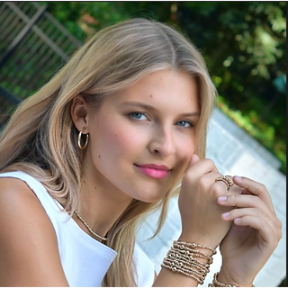 The Charleston 3*5 14k Gold-Filled Beaded Bracelet