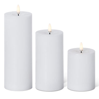 White LED Pillar Candle