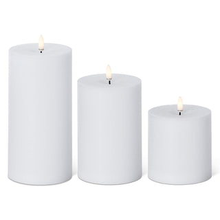 White LED Pillar Candle
