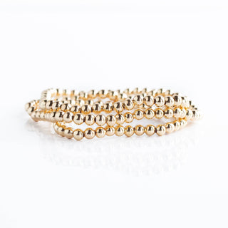 Gold Beaded Wrap Bracelet