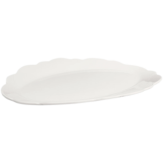 Scalloped Serving Oval