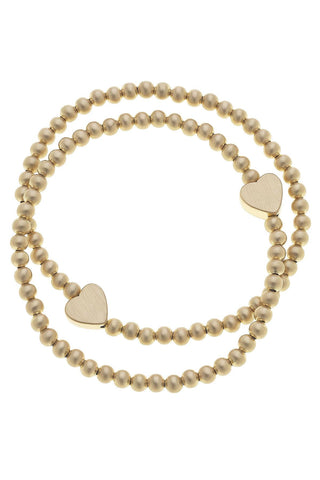 Isa Heart Stretch Bracelet