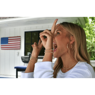 The Charleston 3*5 14k Gold-Filled Beaded Bracelet