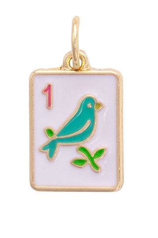 Sparrow Mahjong Tile Charm