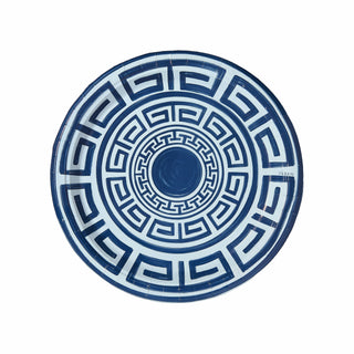 Greek Key Pavilion Dinner Plates - 8 per pac