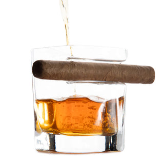 Clark Cigar Rocks Glass