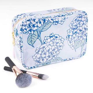 Clear Coated Rectangular Cosmetic Bag