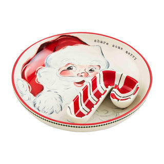 Vintage Santa Chip n Dip Set