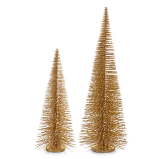 Gold Bottle Brush Trees