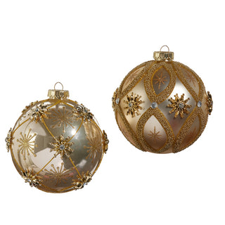 Star and Jewel Ball Ornament