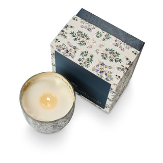 North Sky Large Boxed Crackle Glass Candle