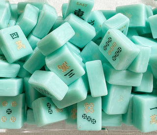 Tradewind Mahjong Tiles - Aqua