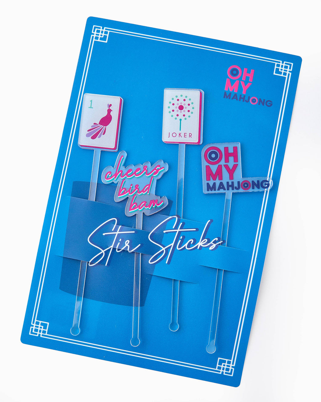 Mahjong Cocktail Stir Sticks