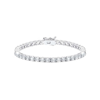 4mm Brilliant Tennis Bracelet Finished in Platinum