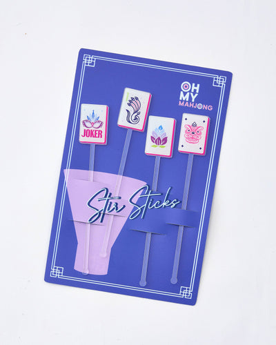 Tile Acrylic Cocktail Stir Sticks