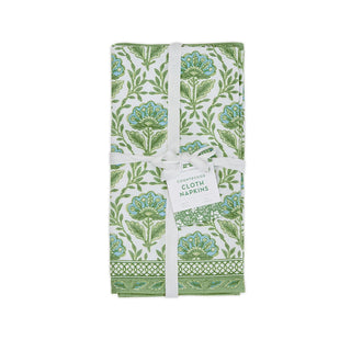 Floral Pattern Napkins Set of 4