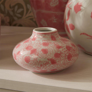 Pink Chinoiserie Vase