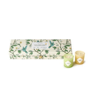 Lemon Verbana Quince Scented Candles in Gift Box