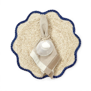 Scalloped Edge Placemats Set of 4
