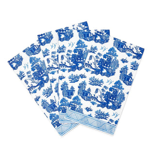 Blue Willow Paper Dinner Napkins