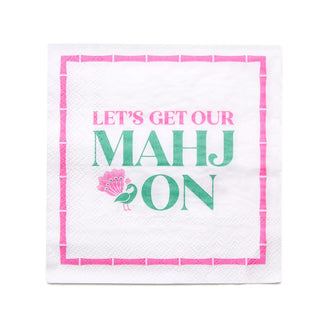 Let's Mahj Paper Cocktail Napkins