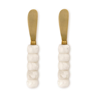 Beaded White Spreaders