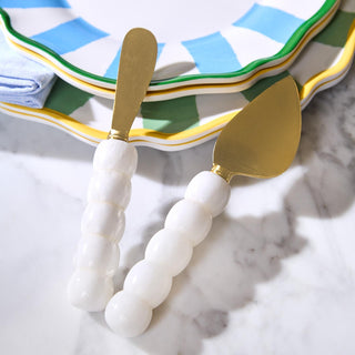 Beaded White Spreaders