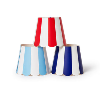 Red, White and Blue Paper Shade Cover