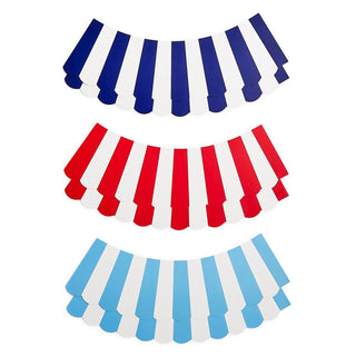 Red, White and Blue Paper Shade Cover