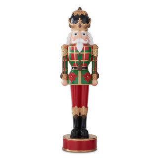 Nutcracker with Plaid Coat 36”