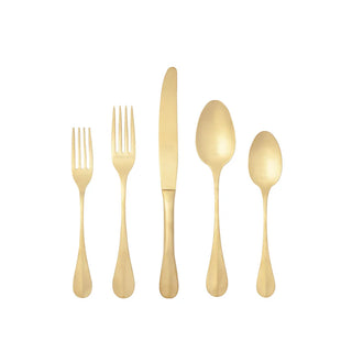 FLATWARE 5PC SET-GOLD (NAU)