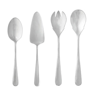 HOSTESS SERVING SET 4PC-POLISHED FLATWARE (LUMI)