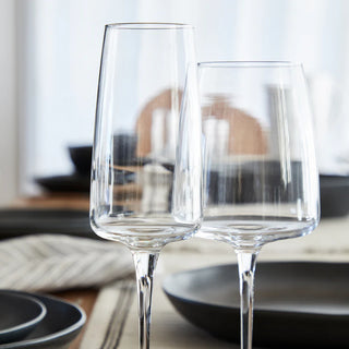 FLUTE 9oz- GLASS  (VINE)