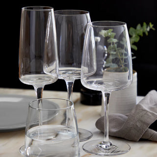 FLUTE 9oz- GLASS  (VINE)