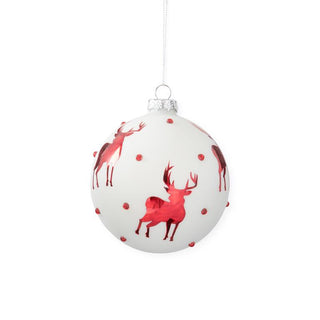 White Glass Ornament