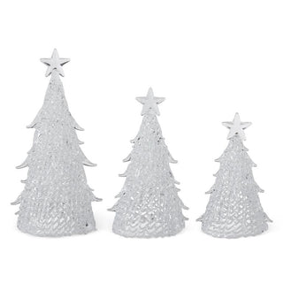 Cut Glass Tabletop Christmas Tree