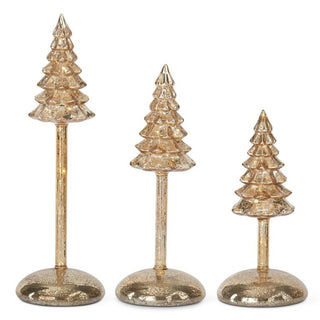 Gold Mercury LED Christmas Tree