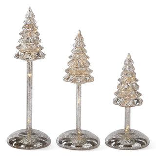 Silver Mercury LED Christmas Tree
