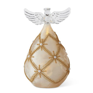 Gold and Pearl LED Angel Praying