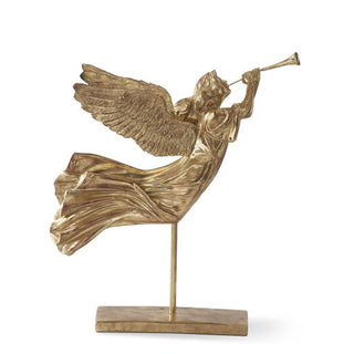 Gold Angel with Trumpet