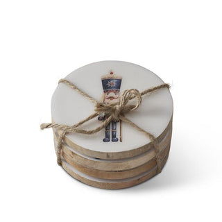 Nutcracker Wood Coasters - Set of 4