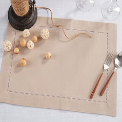 Placemat with Hemstitched Border