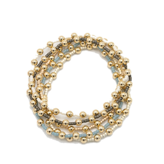 Coastal Champage Newport Gold-Filled Waterproof Bracelet