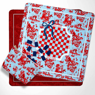 Boutique Monogram Collegiate Mahjong Mat