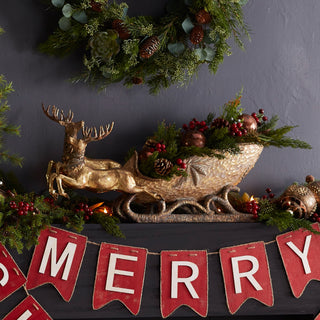 Deer with Sleigh