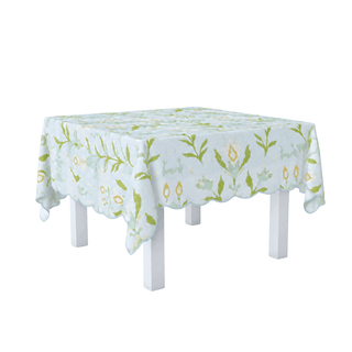 Laura Park Designs - Petal Garden Aqua Square Game Tablecloth