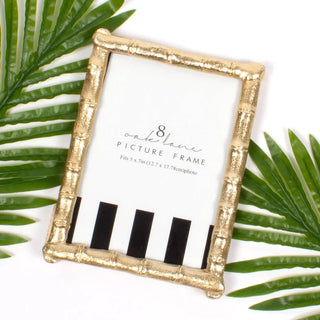 Gold Bamboo Picture Frame
