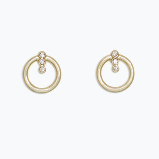 Delicate Round Earrings