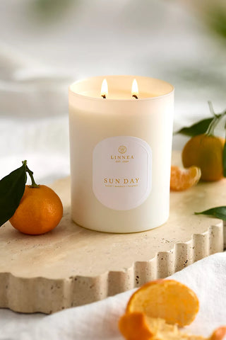 Sun Day Large Candle